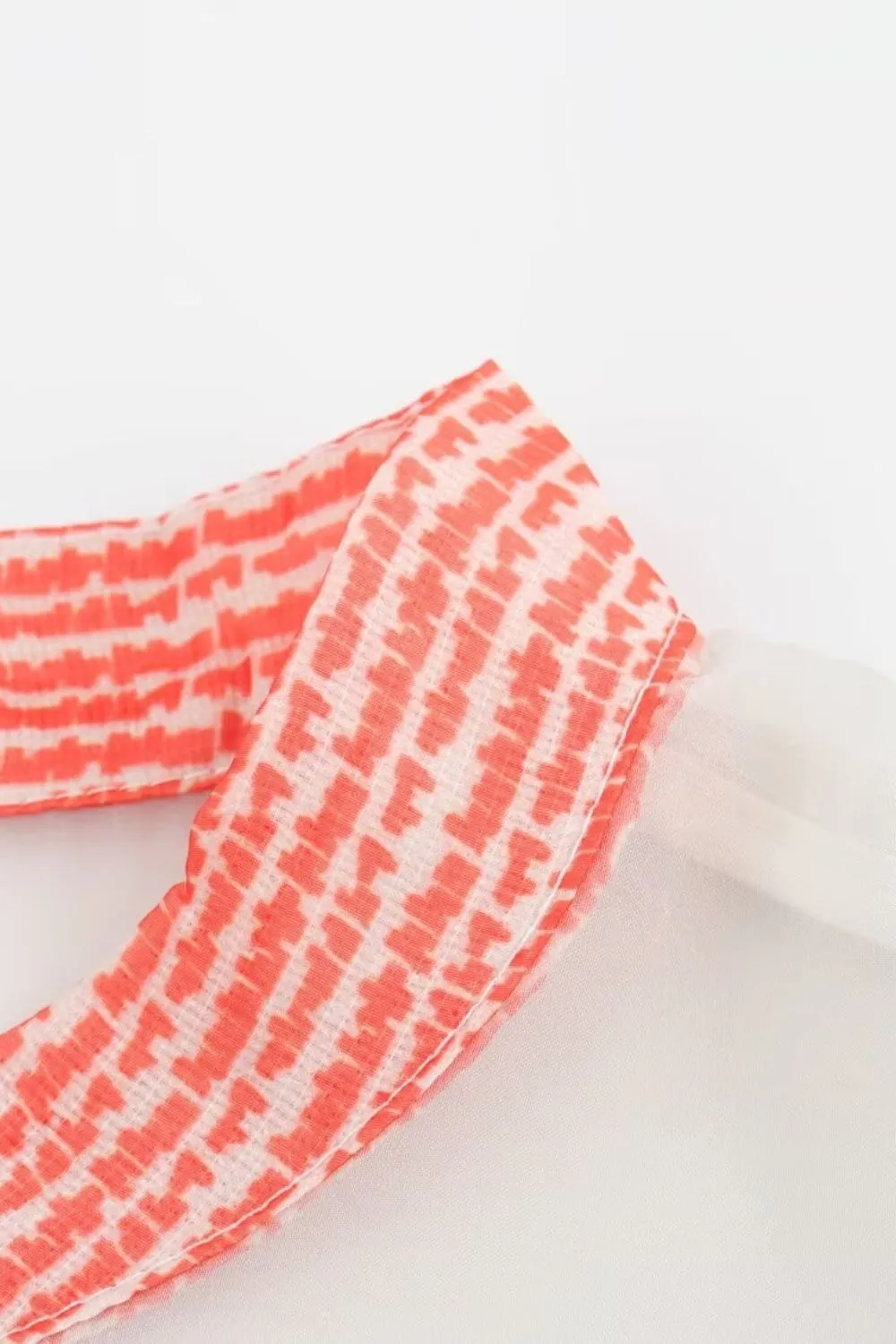 ‘Poppy’ Simple Floral Print Sheer Long Sleeve Blouse sold by Goodnight Macaroon product image thumbnail 4