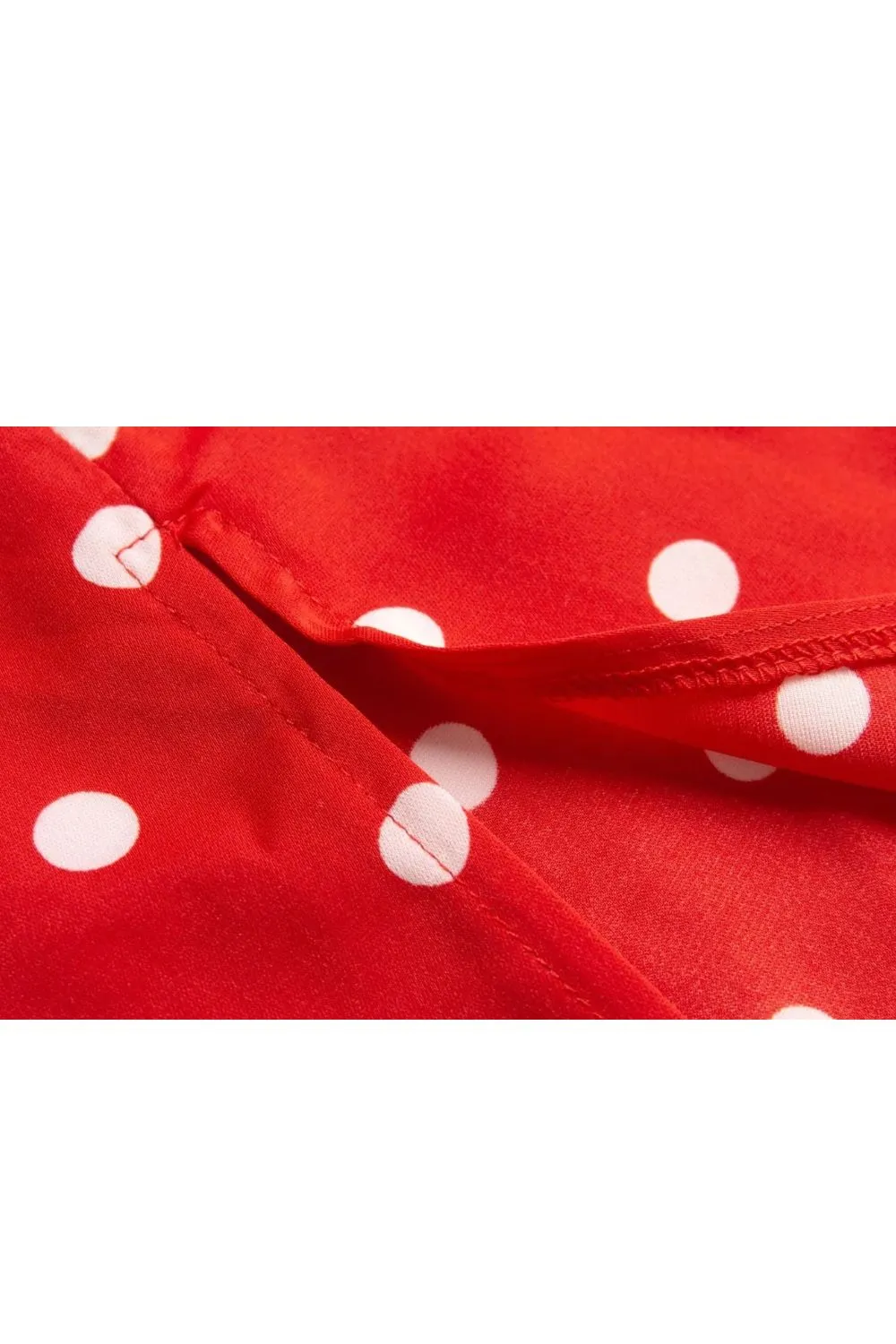 'Alice' Red Polka Dot Midi Skirt sold by Goodnight Macaroon product image thumbnail 5