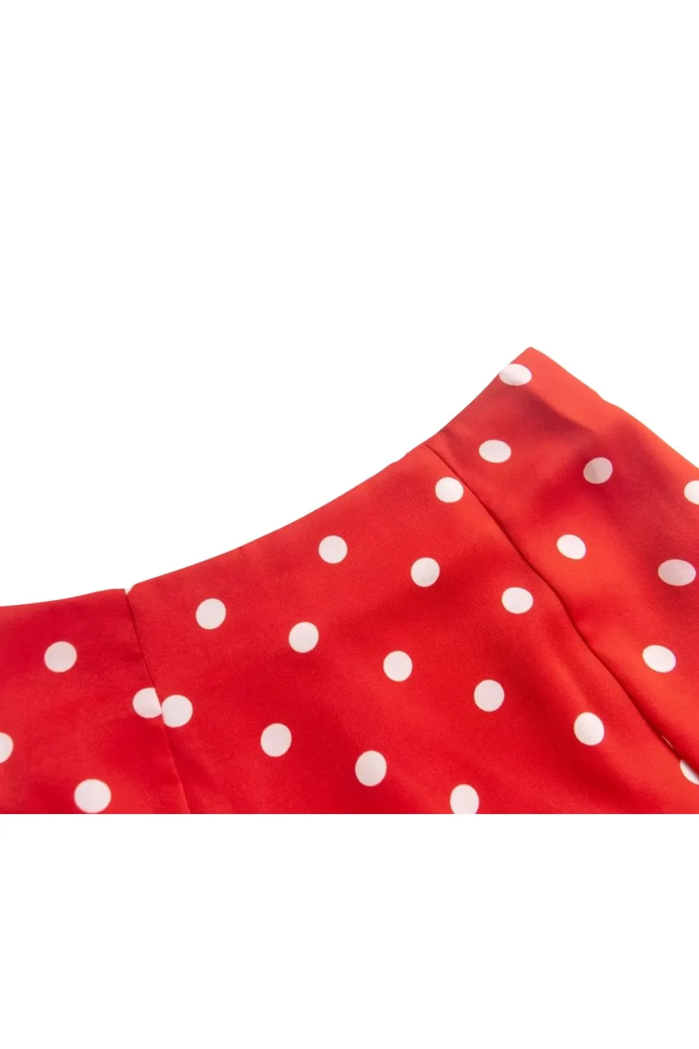 'Alice' Red Polka Dot Midi Skirt sold by Goodnight Macaroon product image thumbnail 3