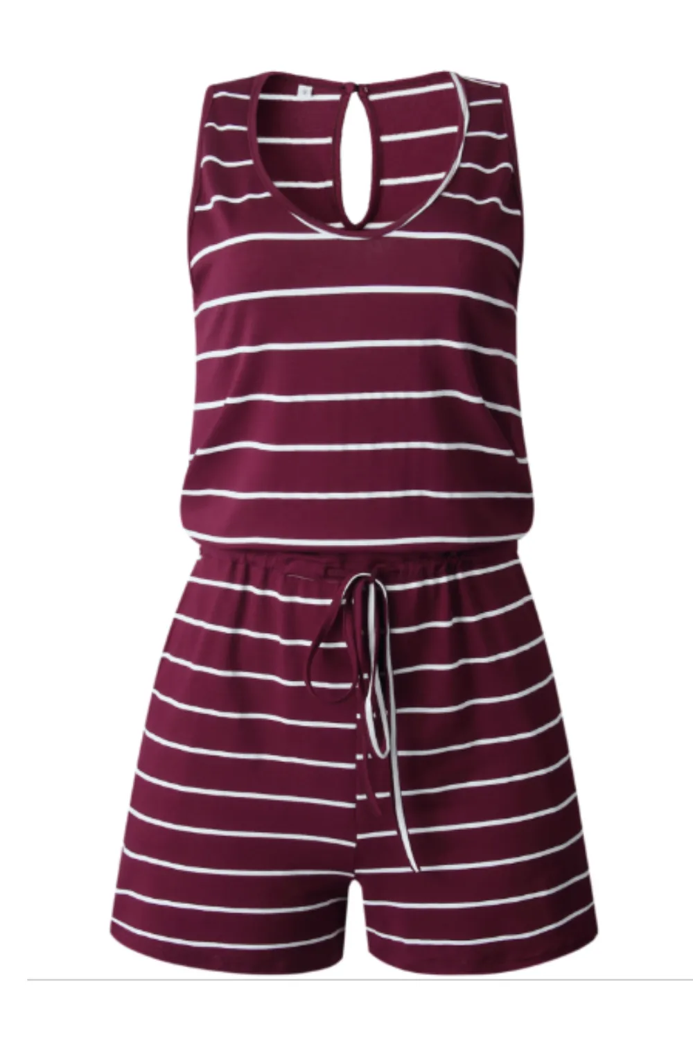 'Toni Sleeveless Stripe Romper (5 Colors) sold by Goodnight Macaroon product image thumbnail 2