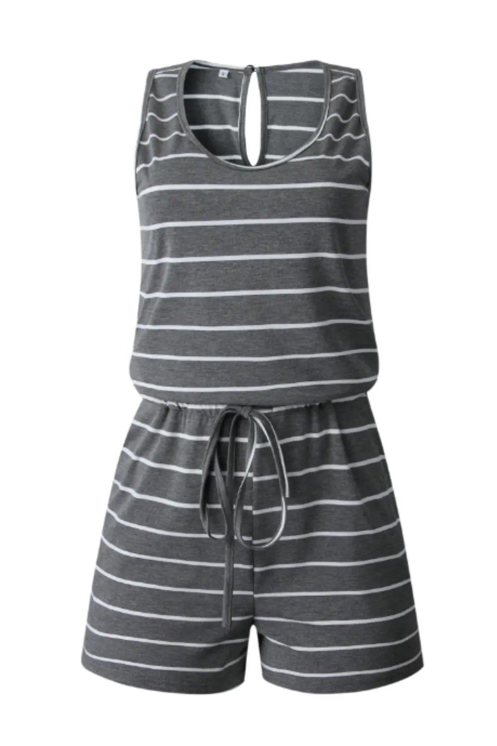 'Toni Sleeveless Stripe Romper (5 Colors) sold by Goodnight Macaroon product image thumbnail 4