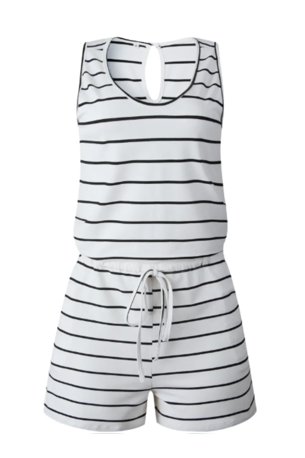 'Toni Sleeveless Stripe Romper (5 Colors) sold by Goodnight Macaroon product image thumbnail 3