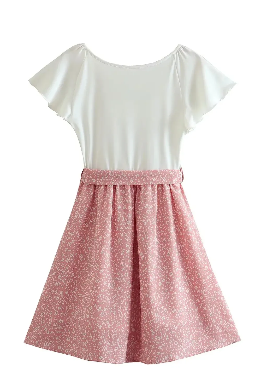 'Fatima' Two Tone Belted Dress sold by Goodnight Macaroon product image thumbnail 2