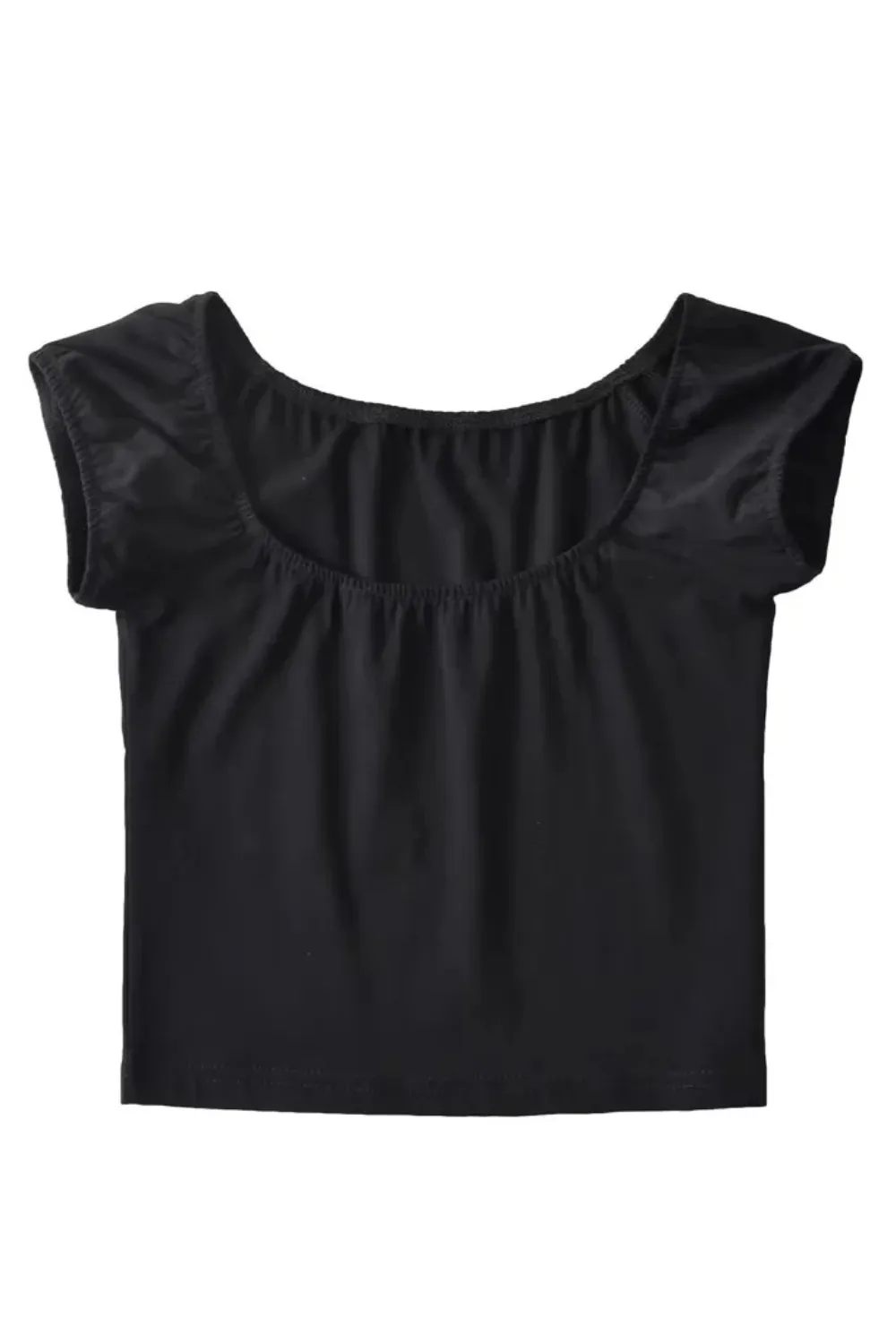 'Abby' Round Neck Short Sleeved Top (4 Colors) sold by Goodnight Macaroon product image thumbnail 3