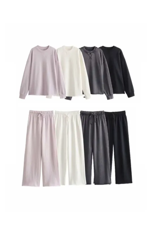 ‘Serenity’ Crewneck Sweatshirt & Pants Set (Sold Separately) made by Goodnight Macaroon