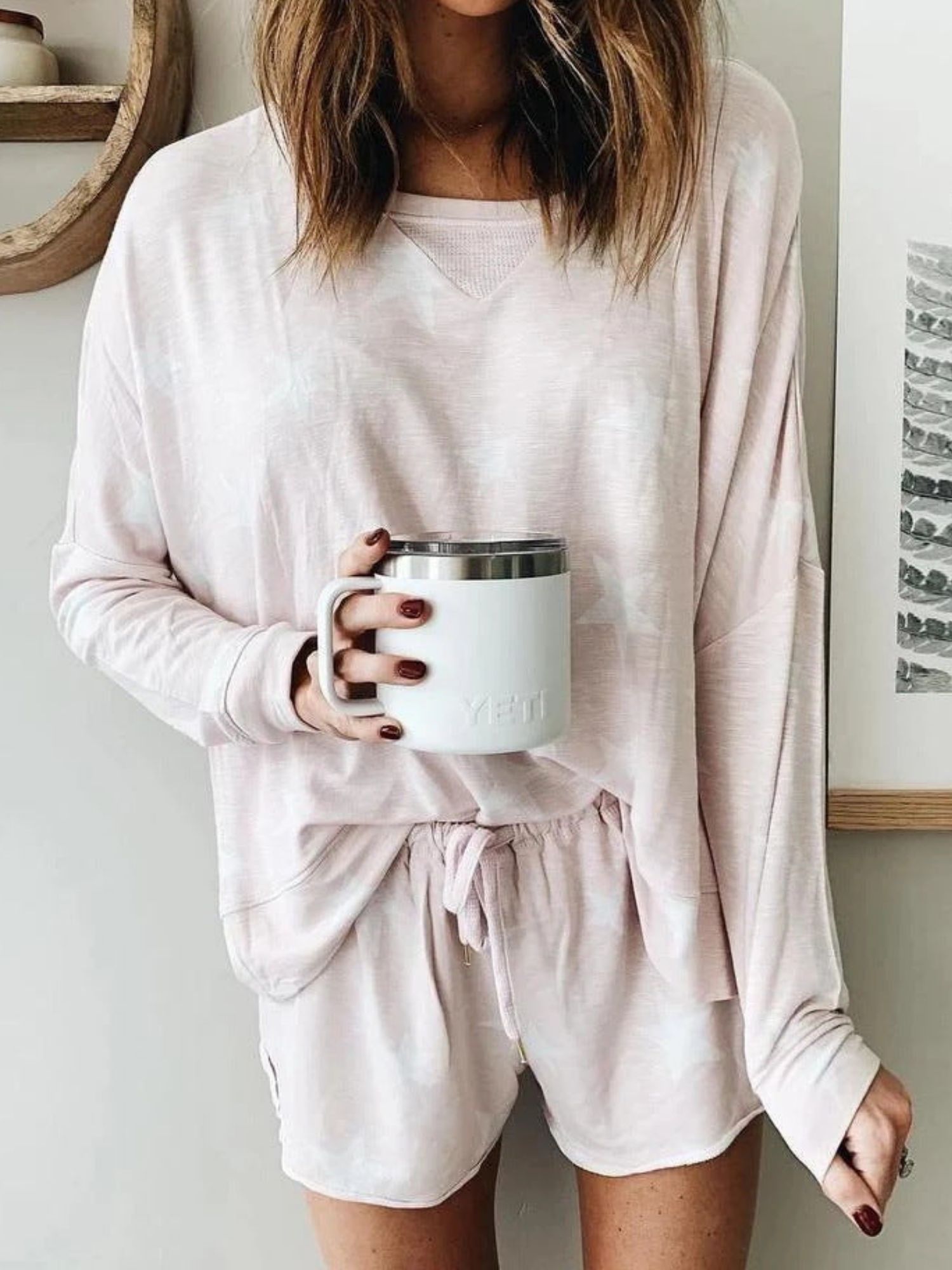 'Vivi' Comfy Long Sleeve Loungewear Set sold by Goodnight Macaroon product image thumbnail 2