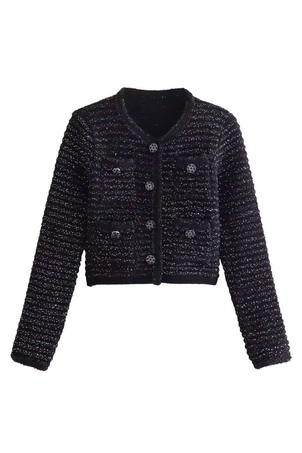 'Francine' Sequinned Knitted Jacket & Skirt Set sold by Goodnight Macaroon product image thumbnail 2