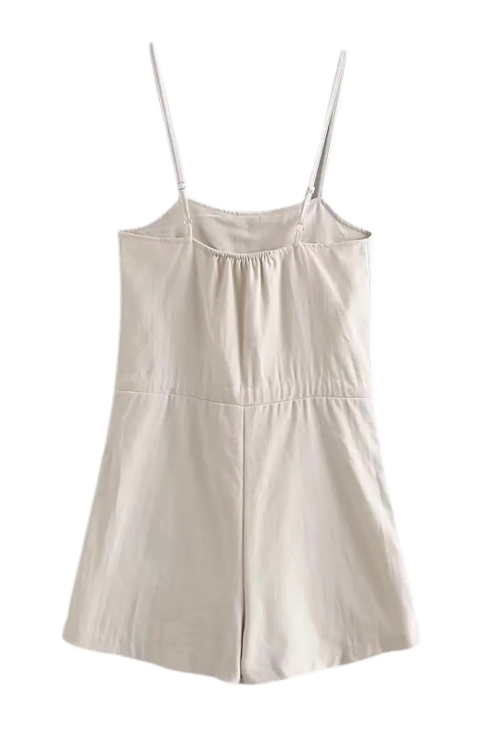 'Addison' Sleeveless Waist Tie Romper (2 Colors) sold by Goodnight Macaroon product image thumbnail 3