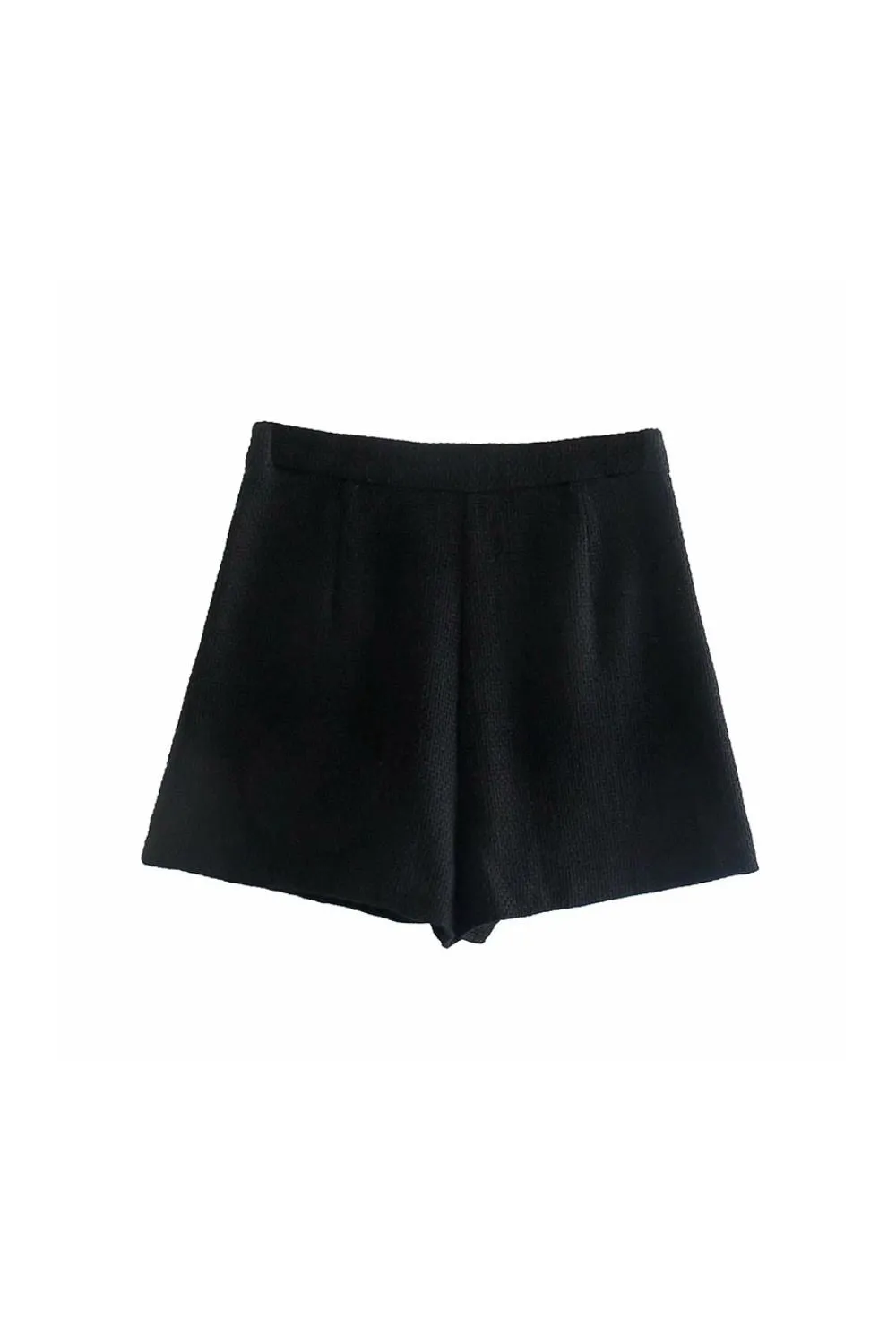 'Ellie' Gold-Buttoned Textured Blazer & Skirt Set sold by Goodnight Macaroon product image thumbnail 5