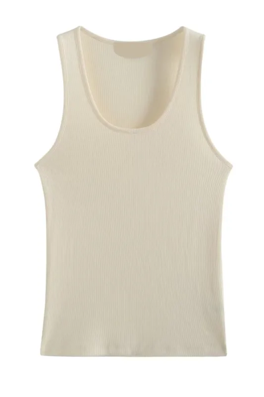 'Juliet' Sleeveless Round-Neck Tank Top (3 Colors) sold by Goodnight Macaroon