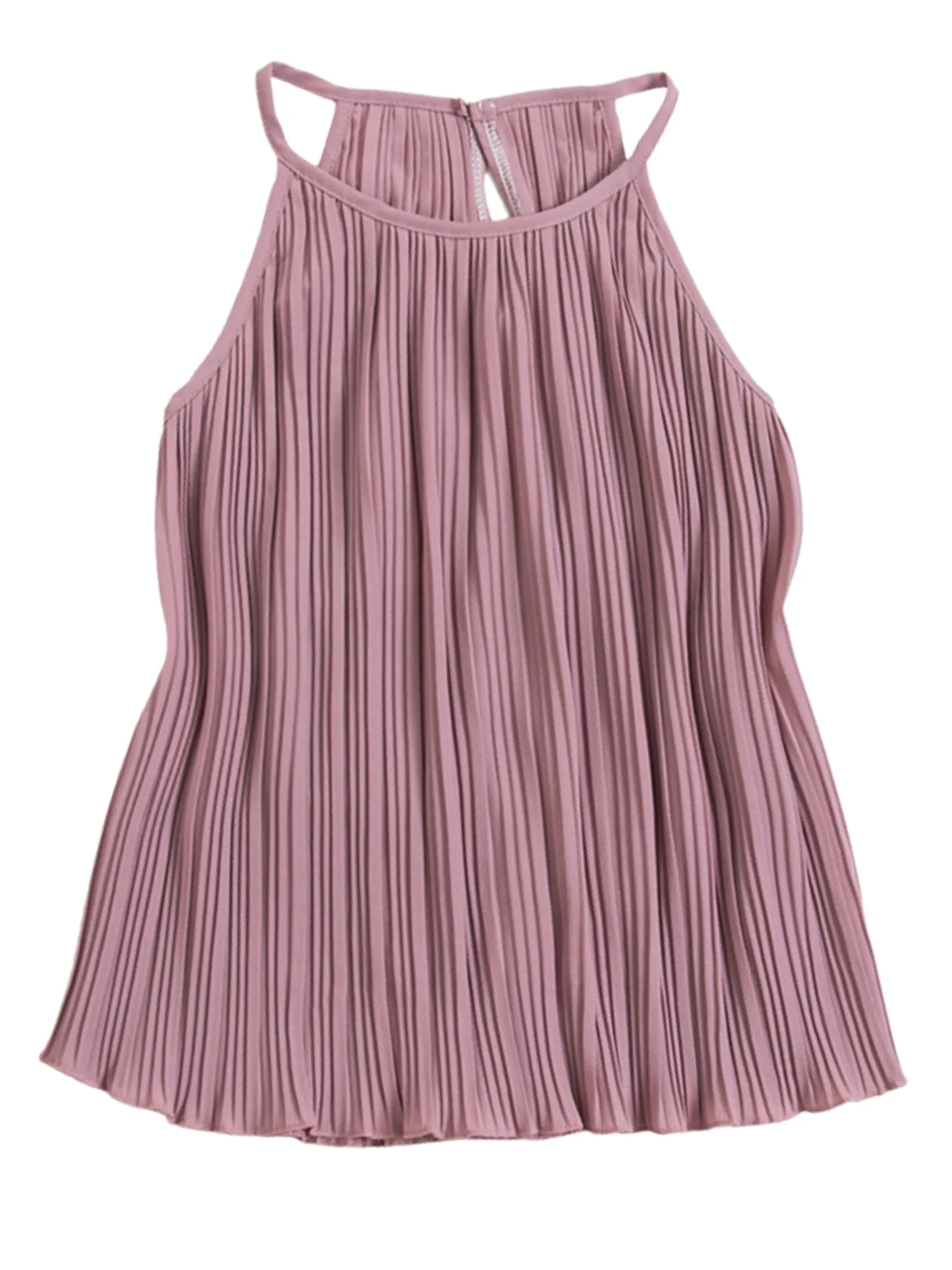 'Darcel' Halter-neck Pleated Top (7 Colors) sold by Goodnight Macaroon