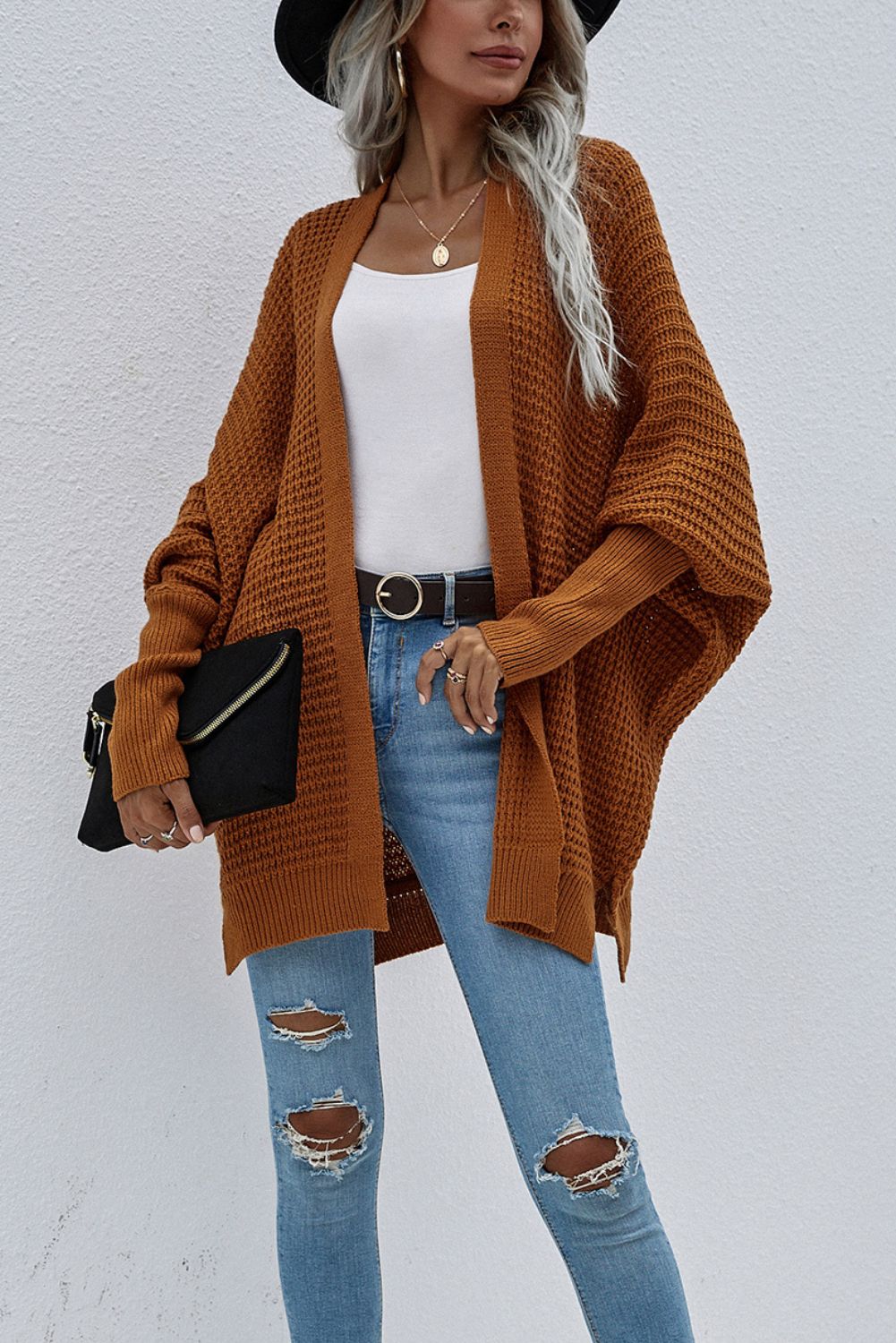 'Veronica' Loose Knitted Cardigan (4 COLORS) sold by Goodnight Macaroon