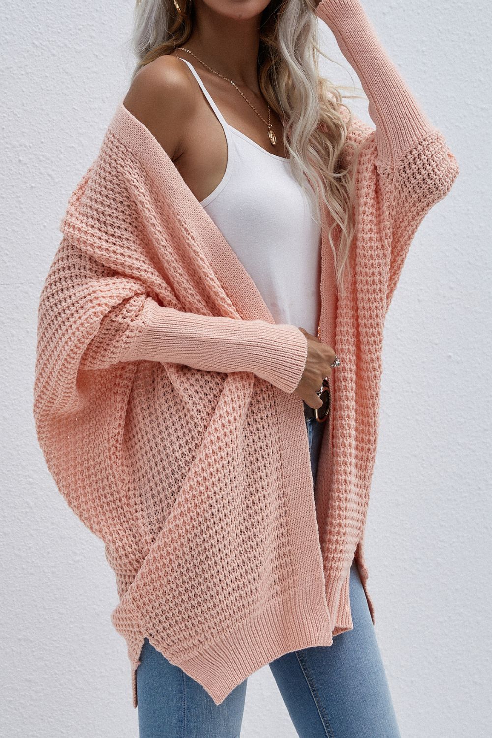 'Veronica' Loose Knitted Cardigan (4 COLORS) sold by Goodnight Macaroon product image thumbnail 7
