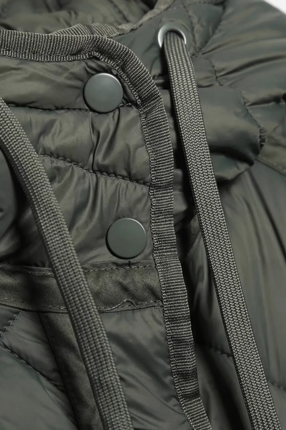 'Vilma' Quilted Hooded Cotton Coat Jacket sold by Goodnight Macaroon product image thumbnail 4