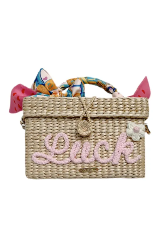 'Bristol' Personalized Straw Bag sold by Goodnight Macaroon