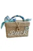 'Bristol' Personalized Straw Bag sold by Goodnight Macaroon
