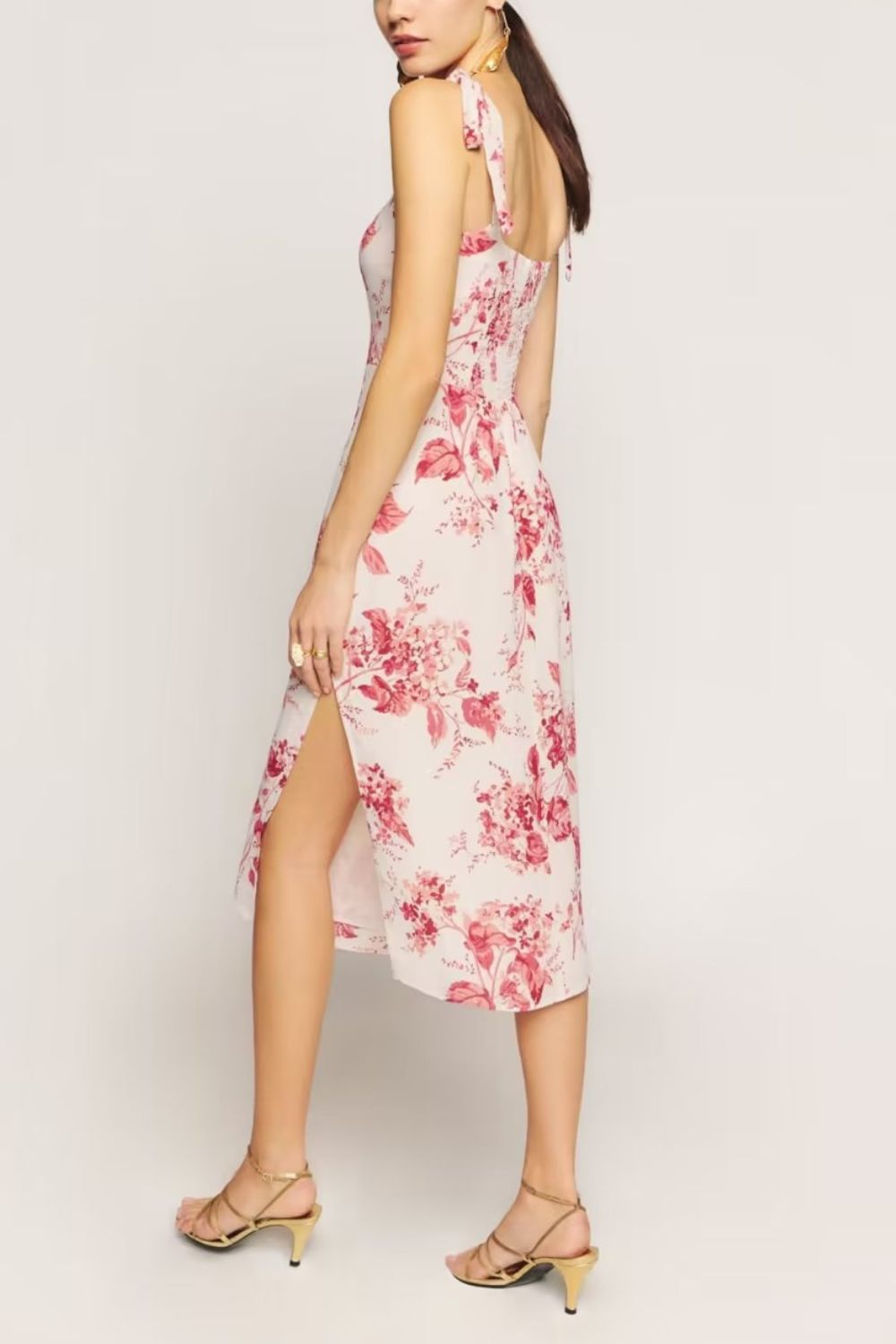 Floral Sleeveless Midi Dress #186596 sold by Goodnight Macaroon product image thumbnail 2