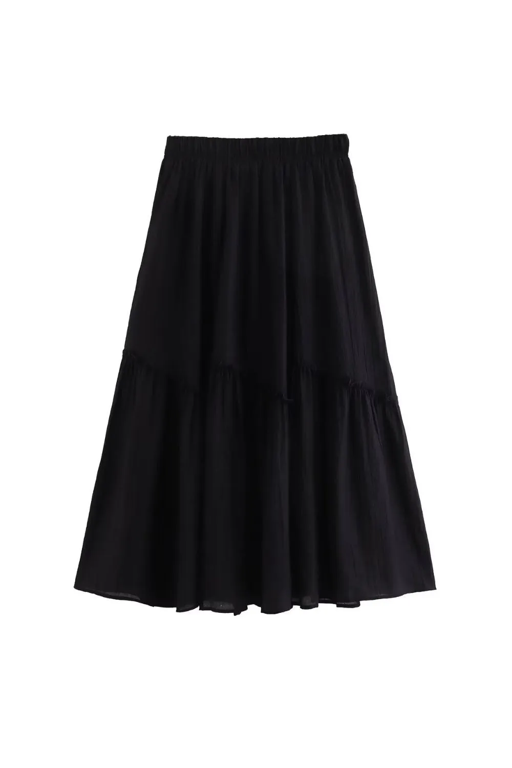 'Alice' High-Waisted Slimming Lace Trim Skirt sold by Goodnight Macaroon product image thumbnail 3