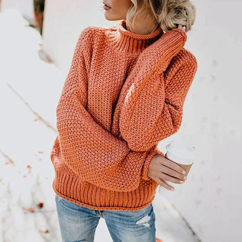 'Sarah' Dropped Shoulder Rolled Hem Sweater sold by Goodnight Macaroon