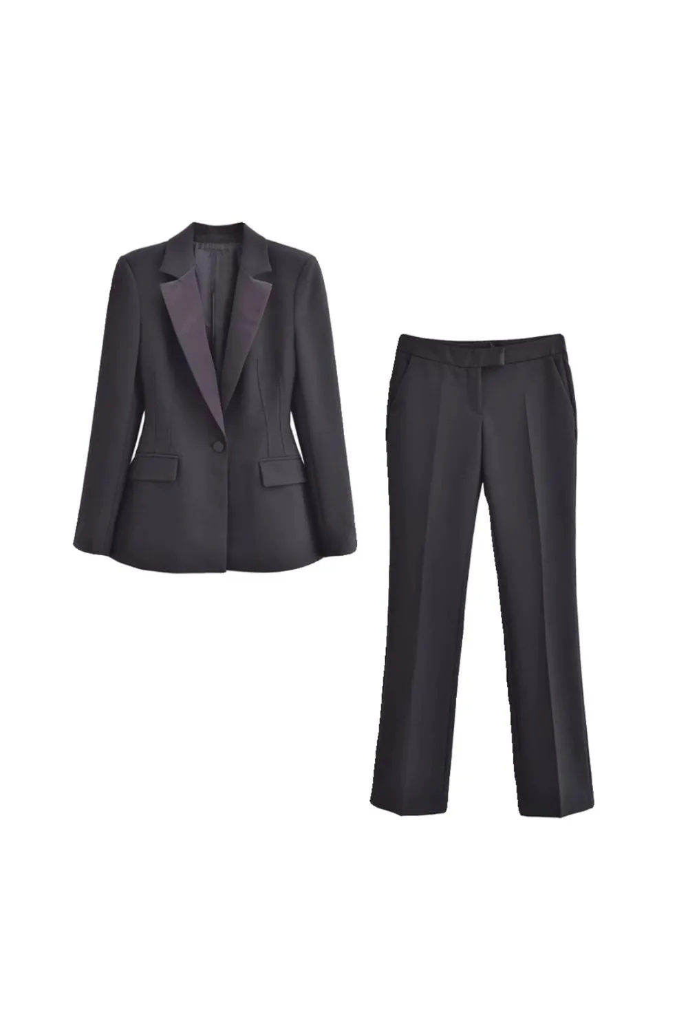 'Lyric' Patched Blazer & Pants (Sold Separately) sold by Goodnight Macaroon