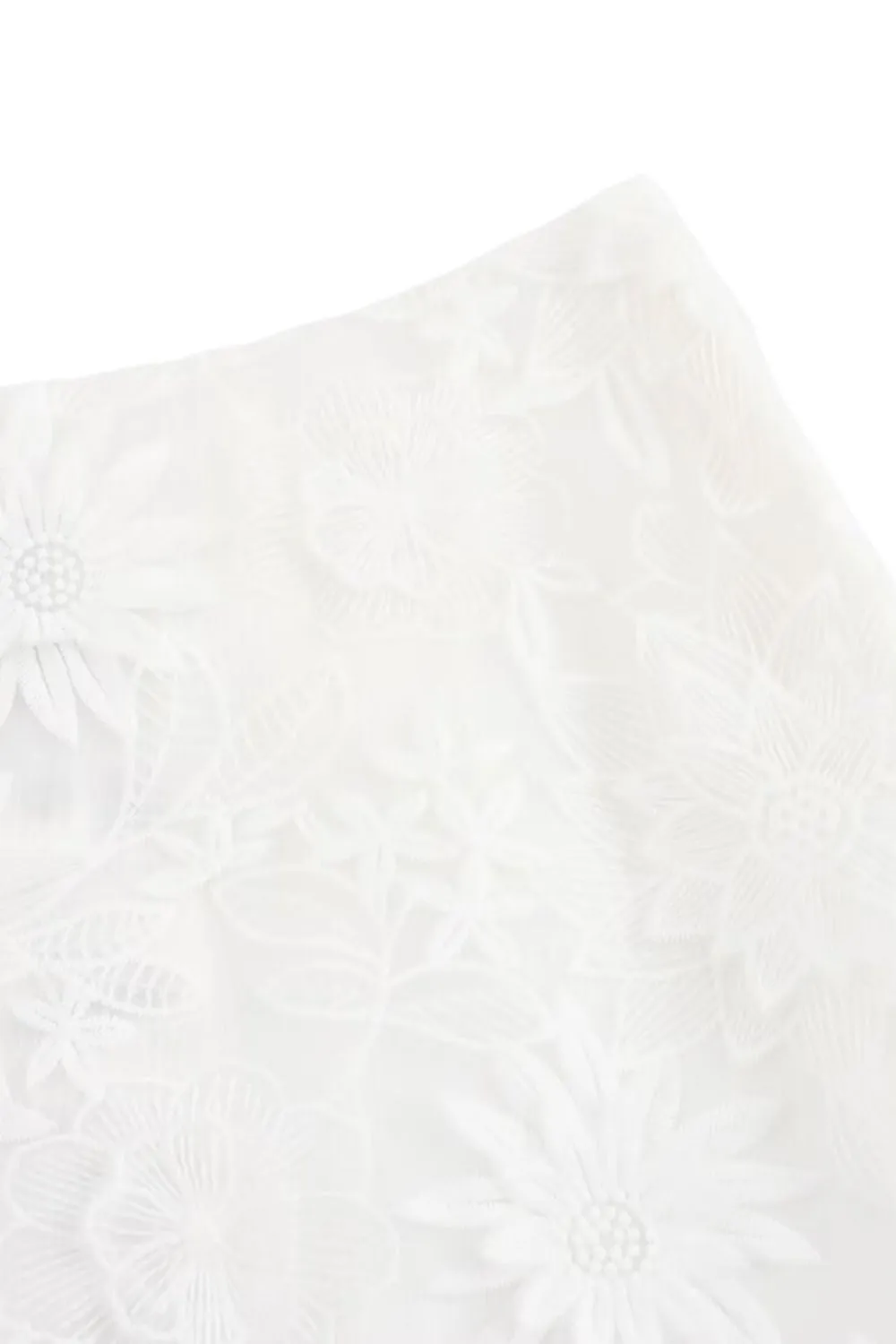'Eliza' Embroidered Midi Skirt sold by Goodnight Macaroon product image thumbnail 4