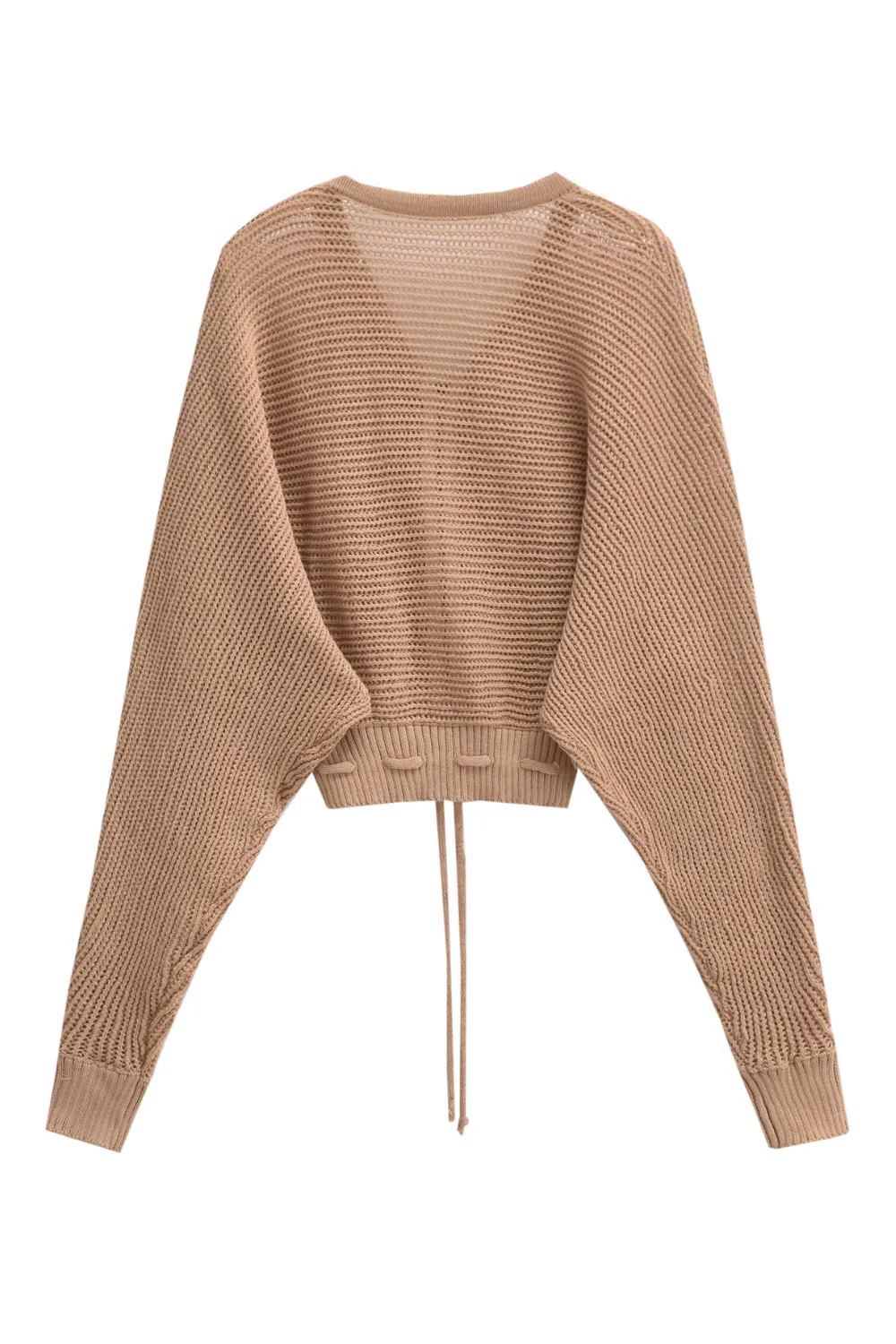 'Georgina' Full-Zipped Cable-Knit Sweater sold by Goodnight Macaroon product image thumbnail 2