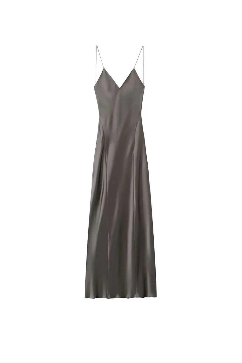 'Stella' Satin-Textured Lingerie-Style Midi Dress sold by Goodnight Macaroon product image thumbnail 4