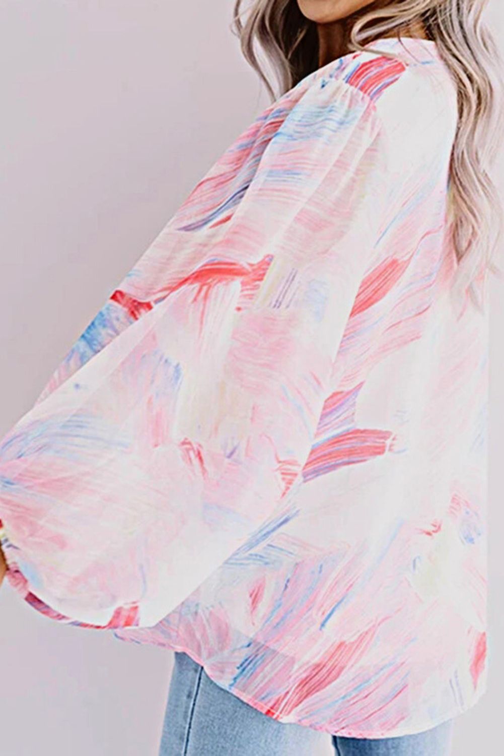 V-Neck Chiffon Blouse #138479 sold by Goodnight Macaroon product image thumbnail 5