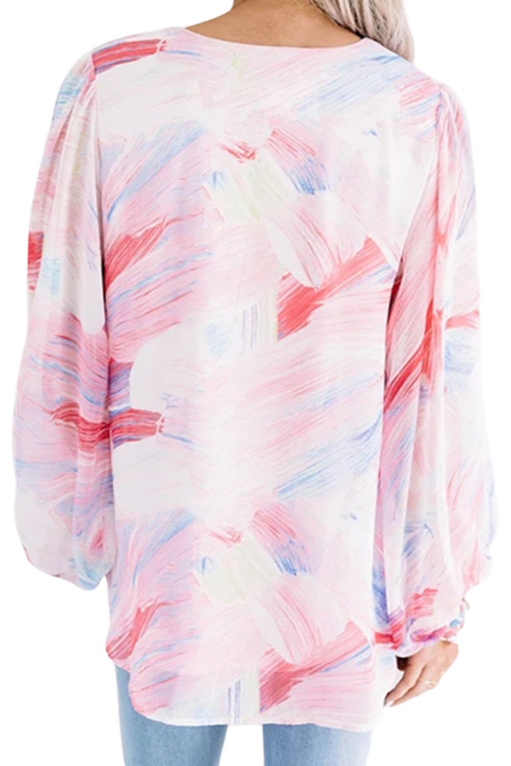 V-Neck Chiffon Blouse #138479 sold by Goodnight Macaroon product image thumbnail 7