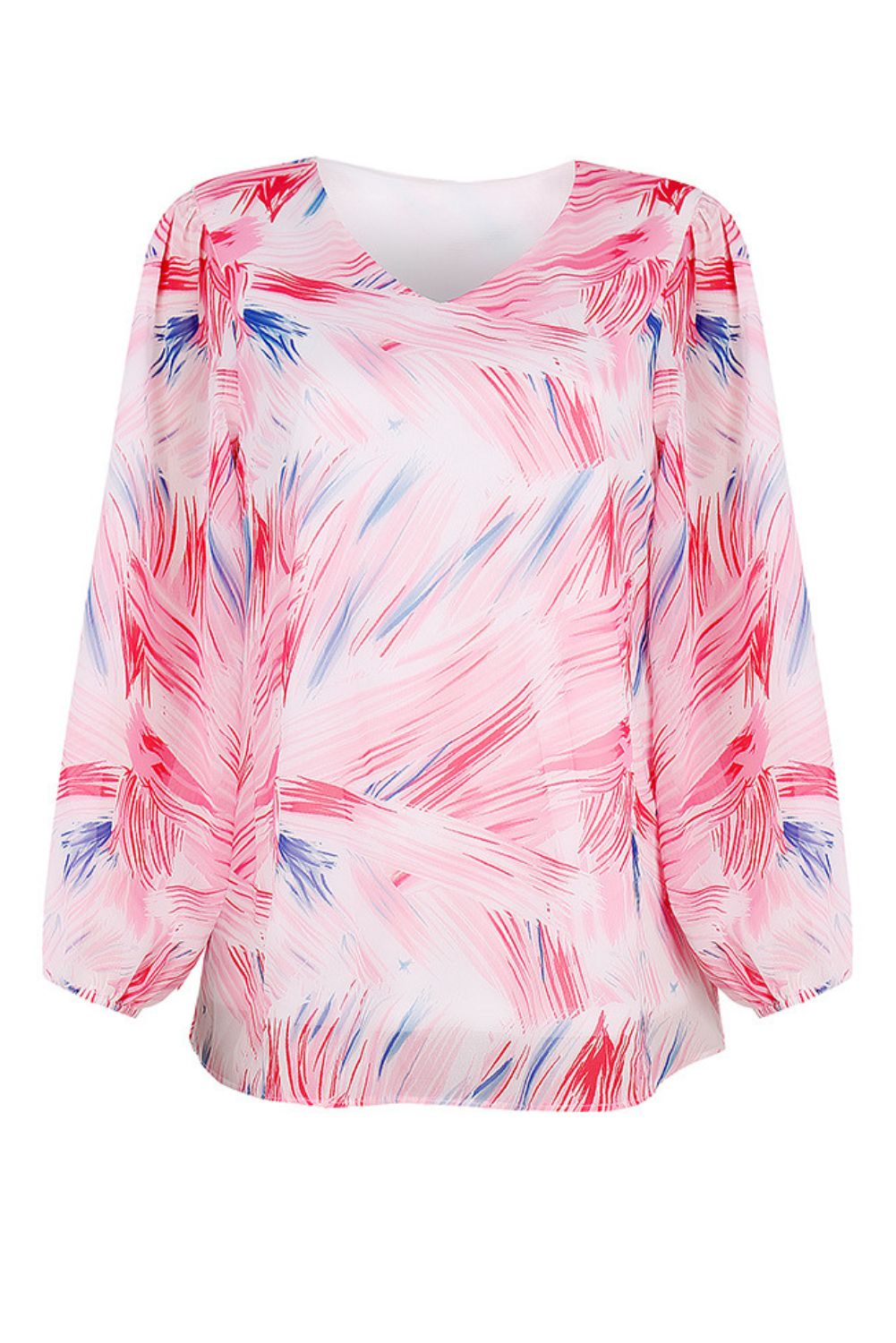 V-Neck Chiffon Blouse #138479 sold by Goodnight Macaroon product image thumbnail 3