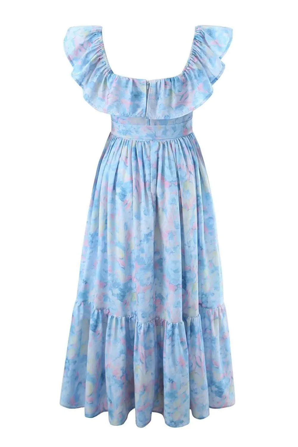 'Rhea' Ruffled Tiered Dress sold by Goodnight Macaroon product image thumbnail 2