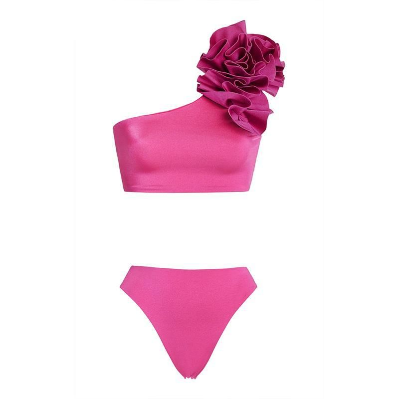 Flower Design Two Piece Swimsuit #166605 sold by Goodnight Macaroon product image thumbnail 4