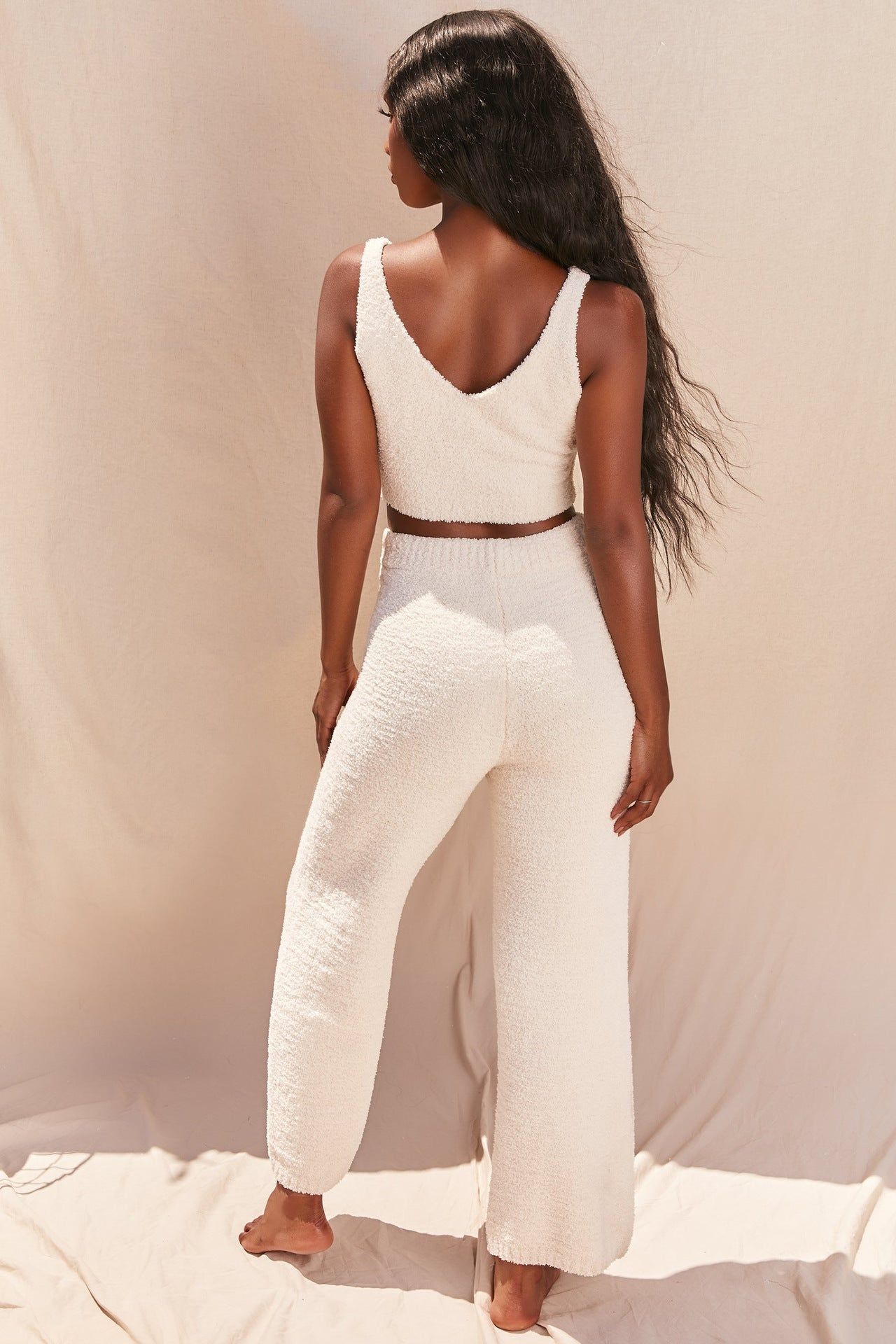 Fluffy Cropped Top & bottom set #000930 sold by Goodnight Macaroon product image thumbnail 7