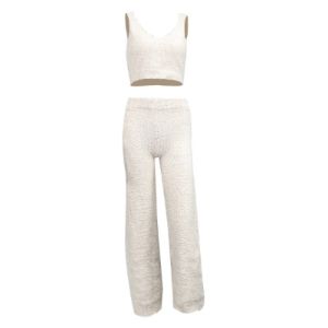 Fluffy Cropped Top & bottom set #000930 sold by Goodnight Macaroon