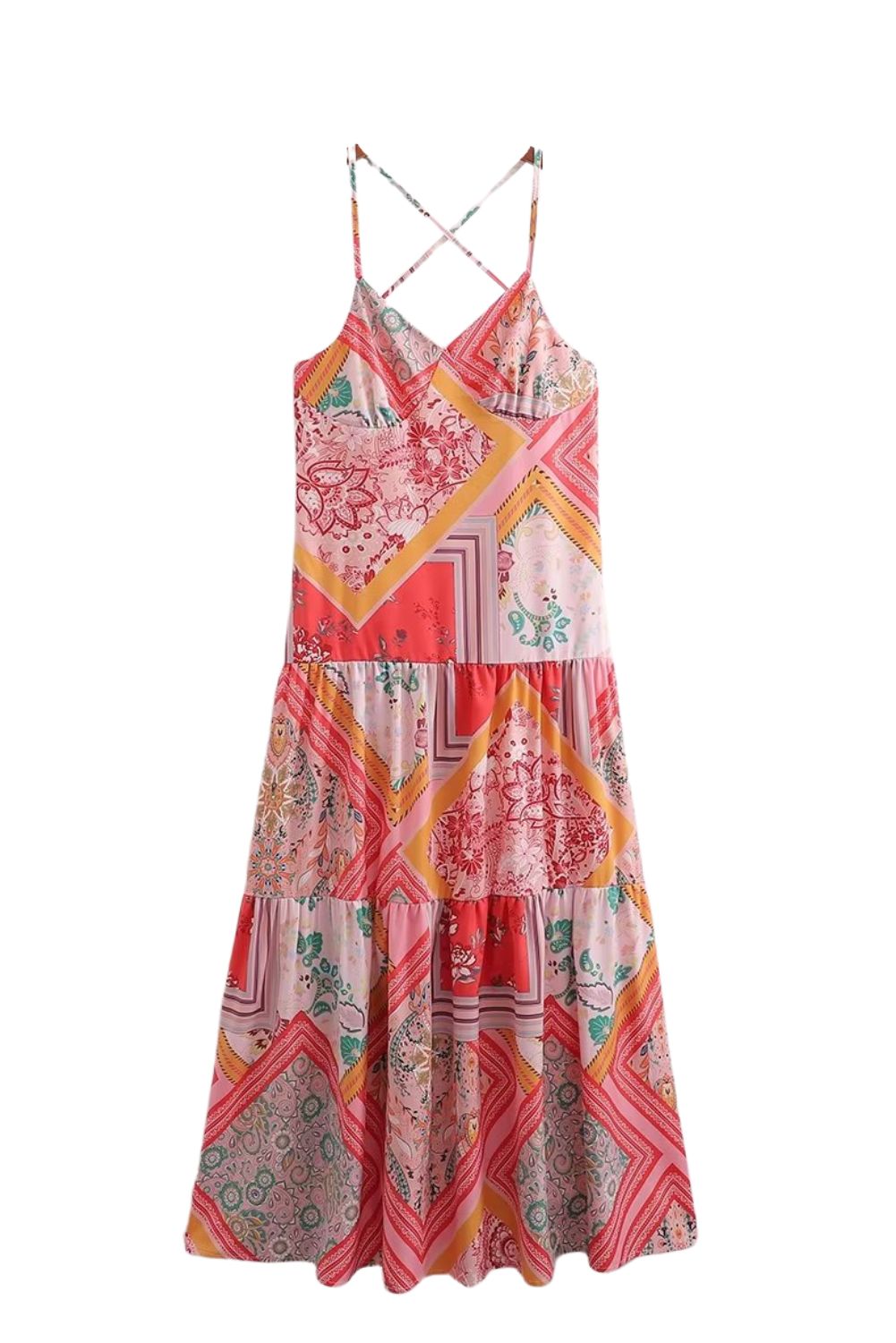 'Candace' Floral Print Sleeveless Dress #164517 sold by Goodnight Macaroon product image thumbnail 4