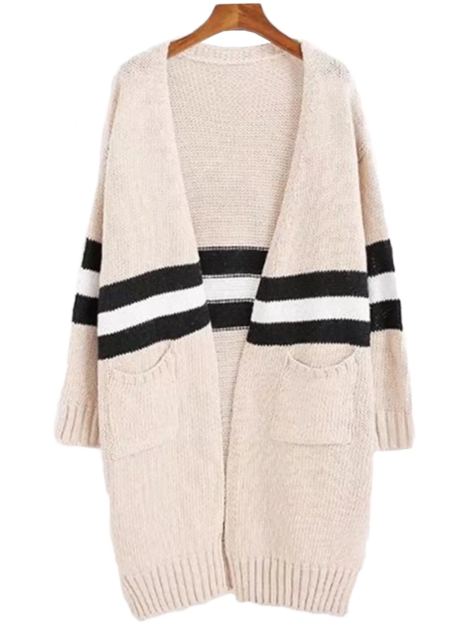 'Estrella' Stripe Colorblock Cardigan sold by Goodnight Macaroon