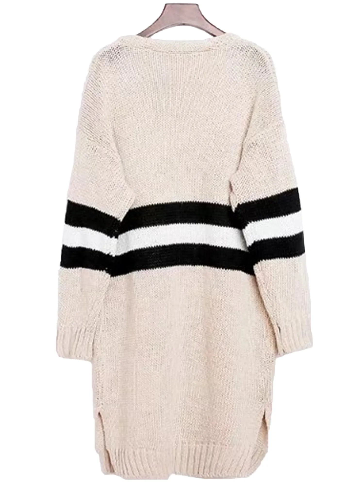 'Estrella' Stripe Colorblock Cardigan sold by Goodnight Macaroon product image thumbnail 4