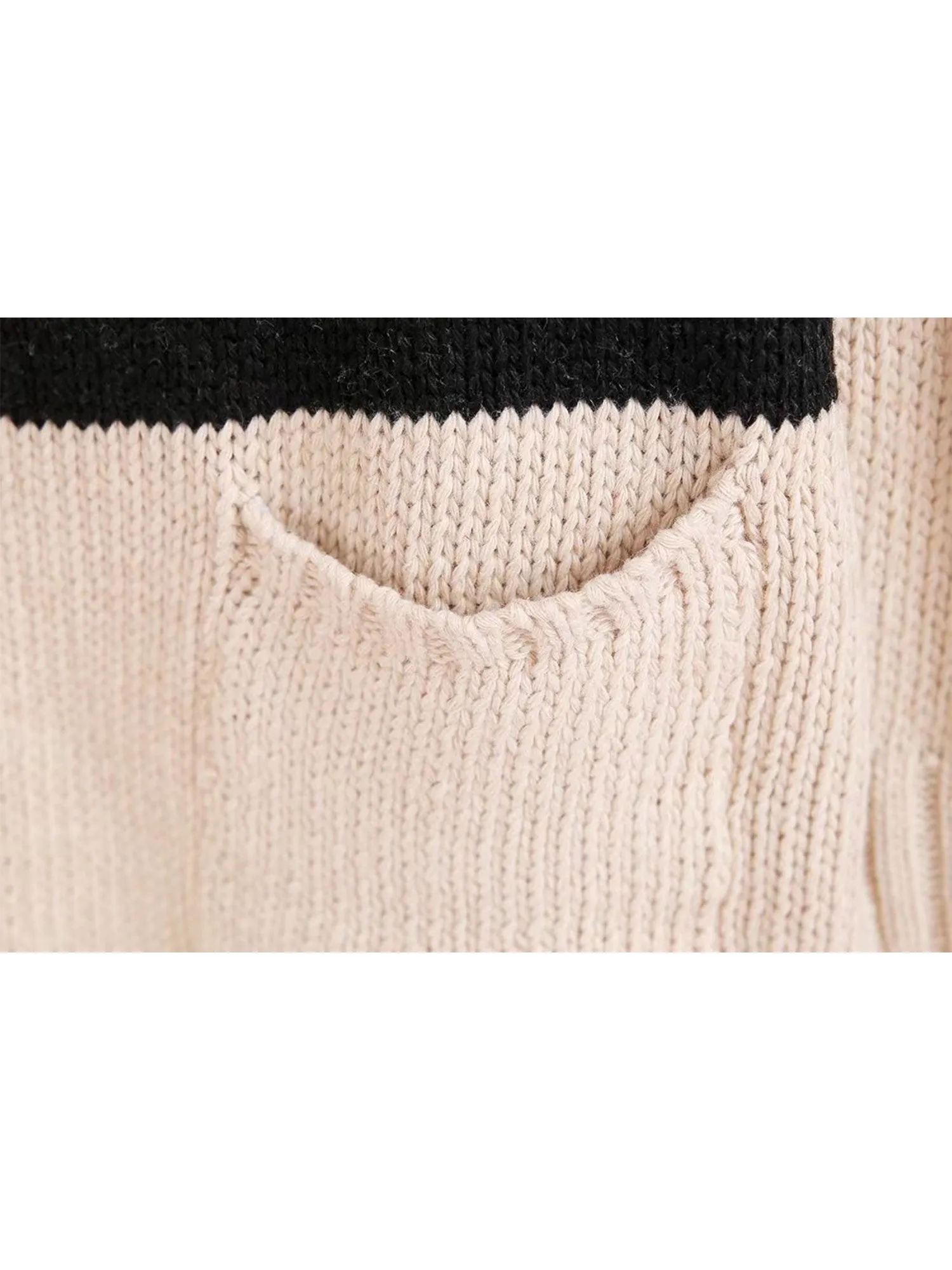 'Estrella' Stripe Colorblock Cardigan sold by Goodnight Macaroon product image thumbnail 5