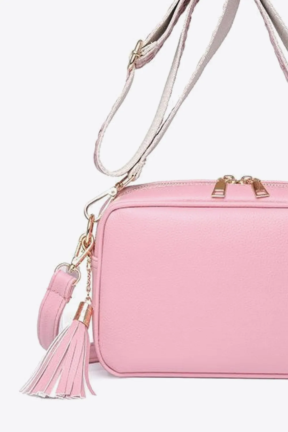 PU Leather Tassel Crossbody Bag sold by Goodnight Macaroon product image thumbnail 3
