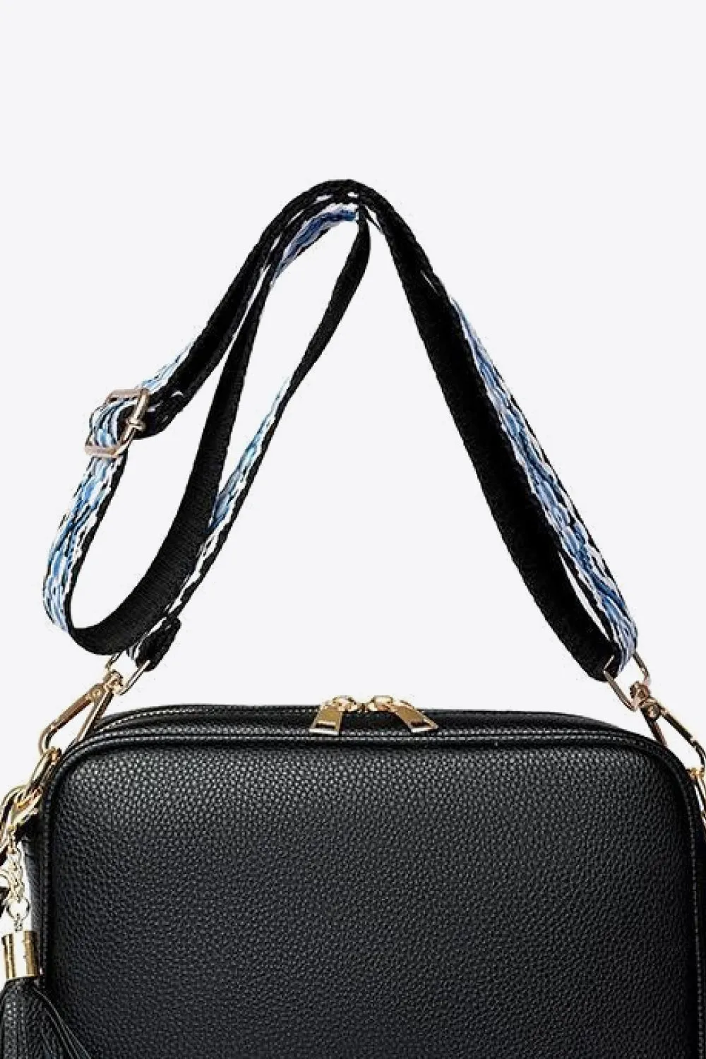 PU Leather Tassel Crossbody Bag sold by Goodnight Macaroon product image thumbnail 5