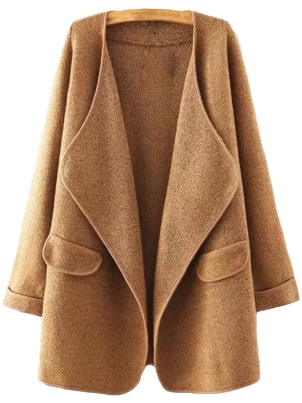 'Tami' Marl Knit Wrapped Open Cardigan (4 Colors) made by Goodnight Macaroon