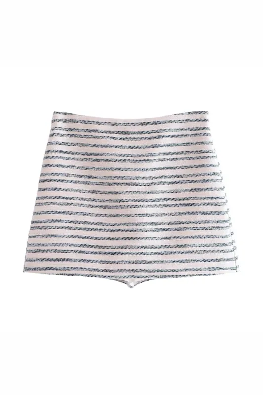 'Amy' Stripe Tweed Skort sold by Goodnight Macaroon