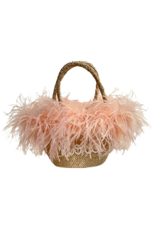 'Florence' Personalized Straw Bag sold by Goodnight Macaroon