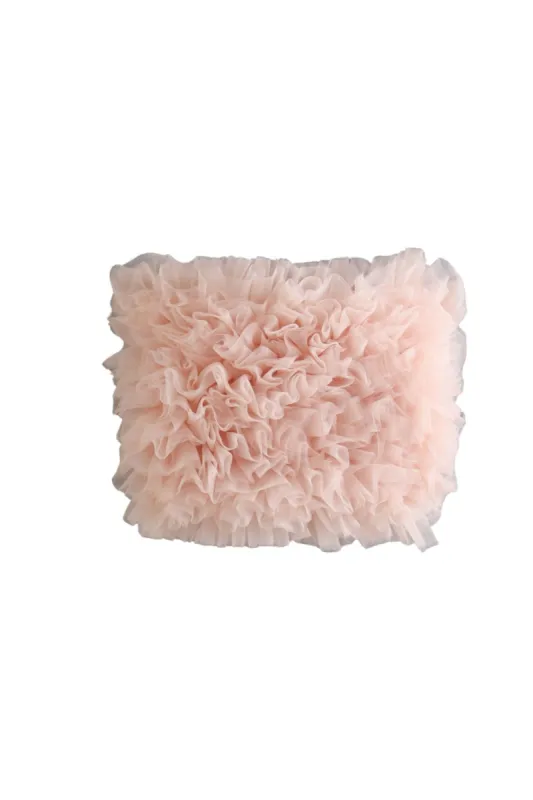 ‘Alyona’ Pink Knitted Corset Top made by Goodnight Macaroon