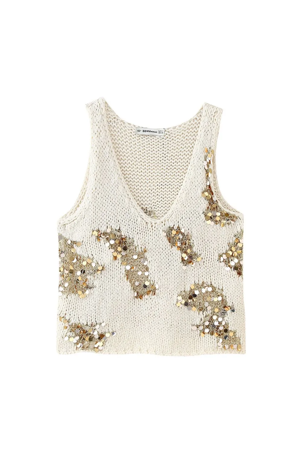 'Addison' Sequin Knit Vest Top sold by Goodnight Macaroon product image thumbnail 2