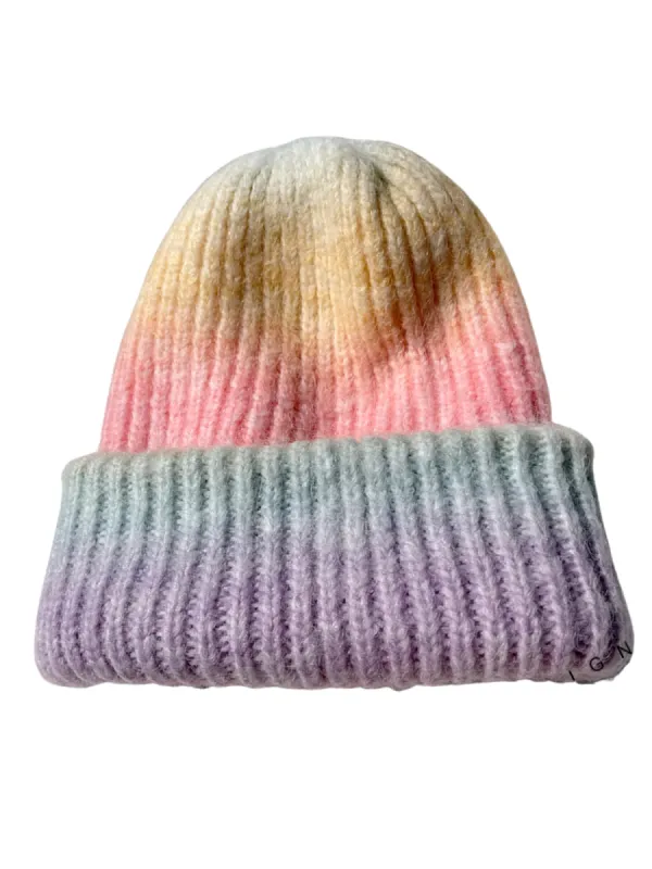 'Courtney' Tie Dye Knitted Beanie (3 Colors) sold by Goodnight Macaroon