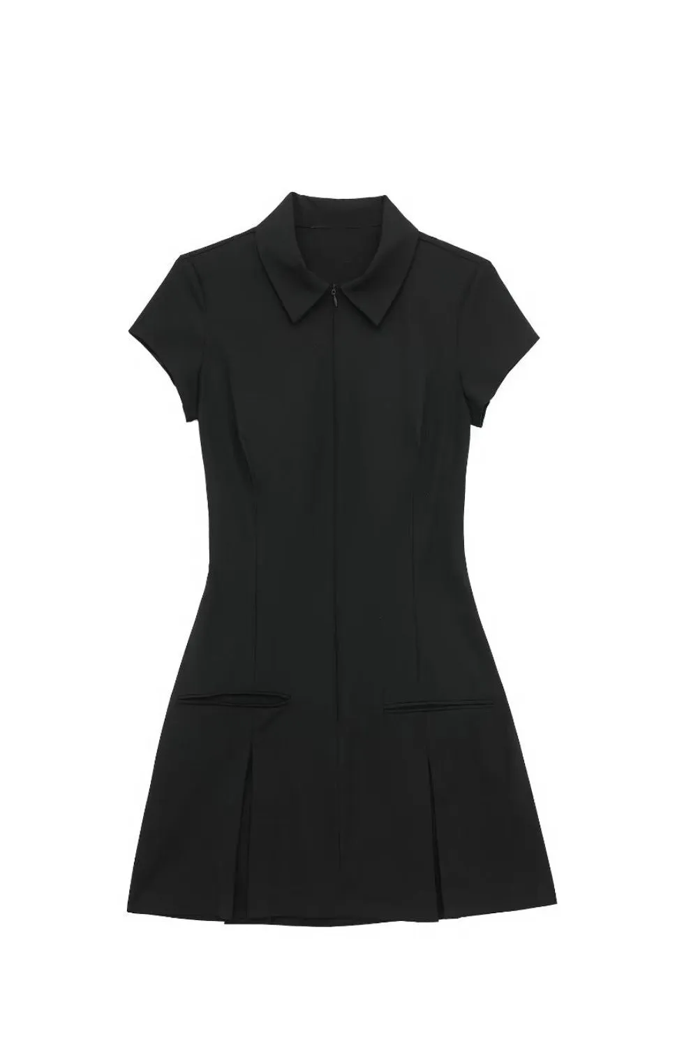 'Abigail' Wide Pleated Short Dress(6 Colors) sold by Goodnight Macaroon product image thumbnail 3