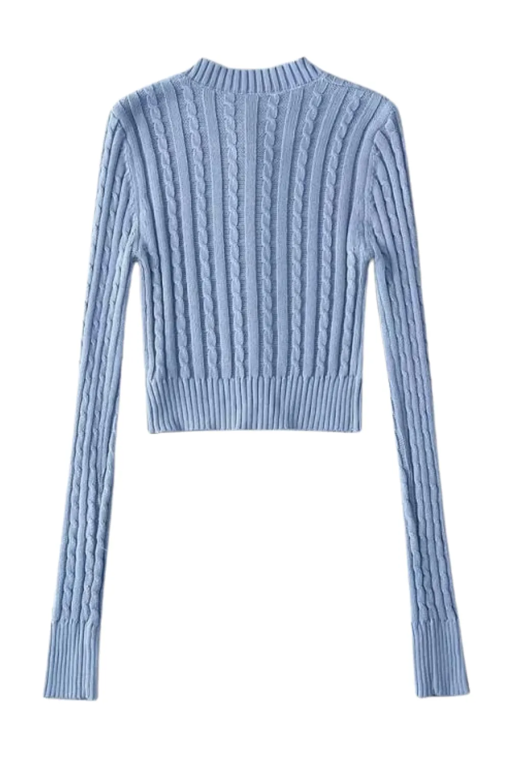 'Leyla' Cable-Knit Cardigan (5 Colors) sold by Goodnight Macaroon product image thumbnail 2