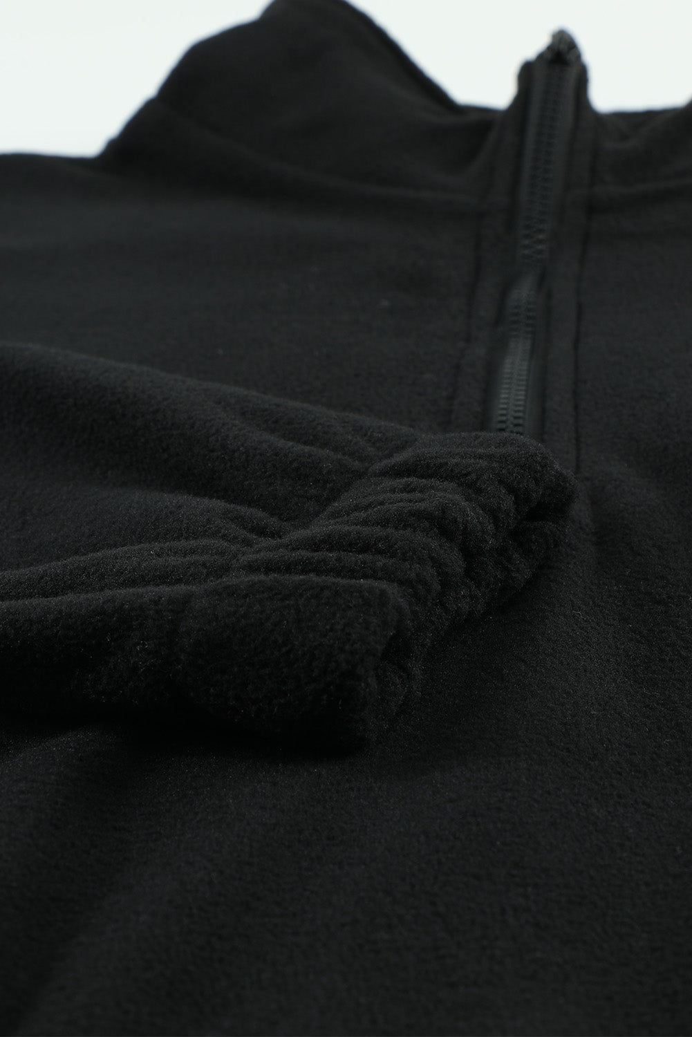 Quarter Zip Fleece Sweatshirt sold by Goodnight Macaroon product image thumbnail 19