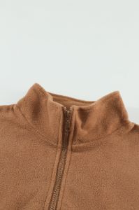 Quarter Zip Fleece Sweatshirt sold by Goodnight Macaroon